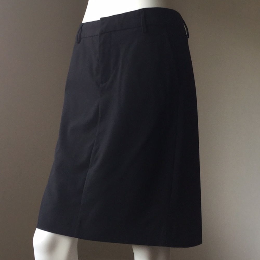Gap Casual ALine Black Knee Length Pockets Skirt 4